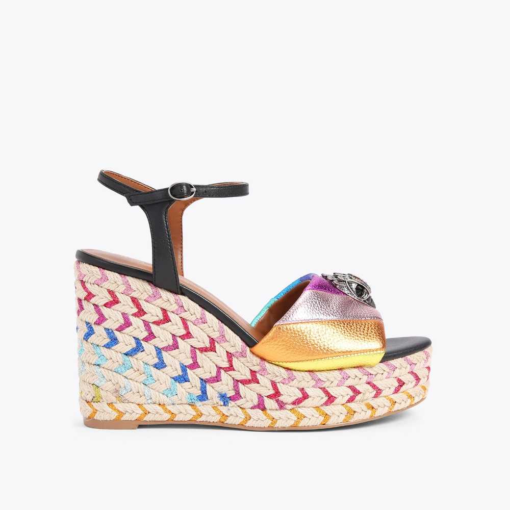 Black Kurt Geiger Kensington 105 Women's Espadrille | UAE-07938519