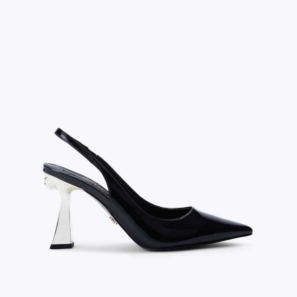 Black Kurt Geiger London Slingback Women's Heels | UAE-09734829