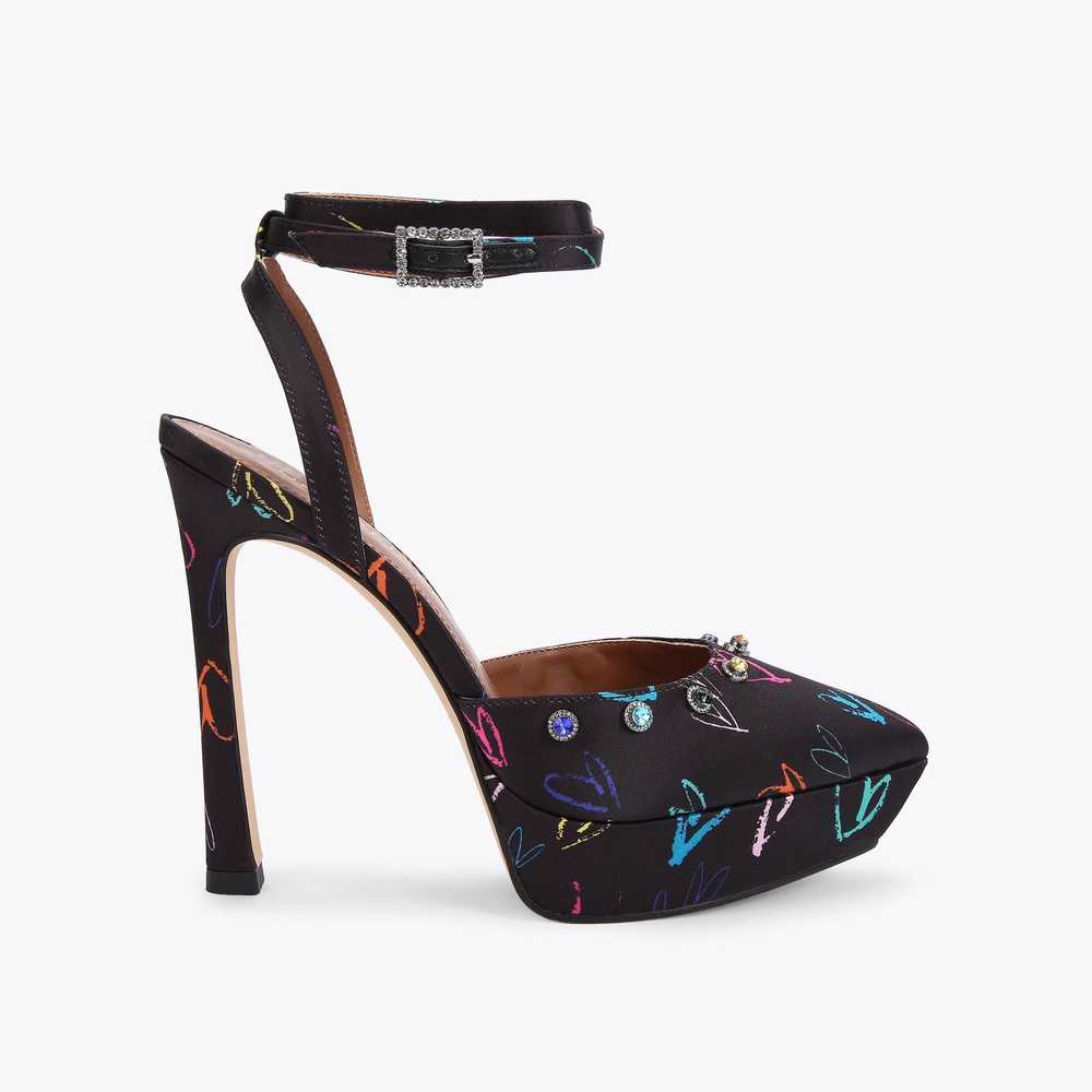 Black Kurt Geiger Octavia Platform Women's Heels | UAE-09518629
