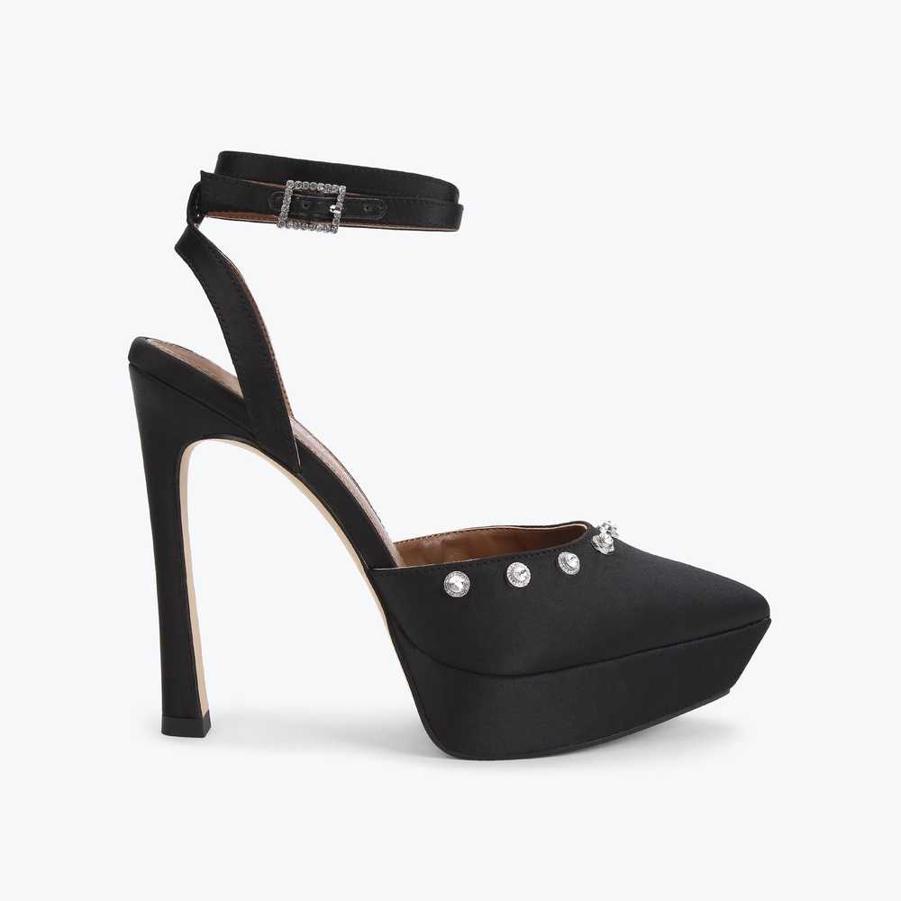 Black Kurt Geiger Octavia Platform Women's Heels | UAE-70382949