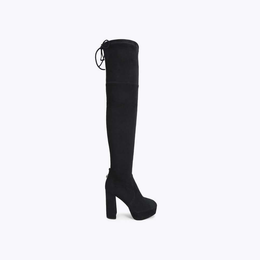 Black Kurt Geiger Pierra Platform Women's Knee-high Boots | UAE-61023799