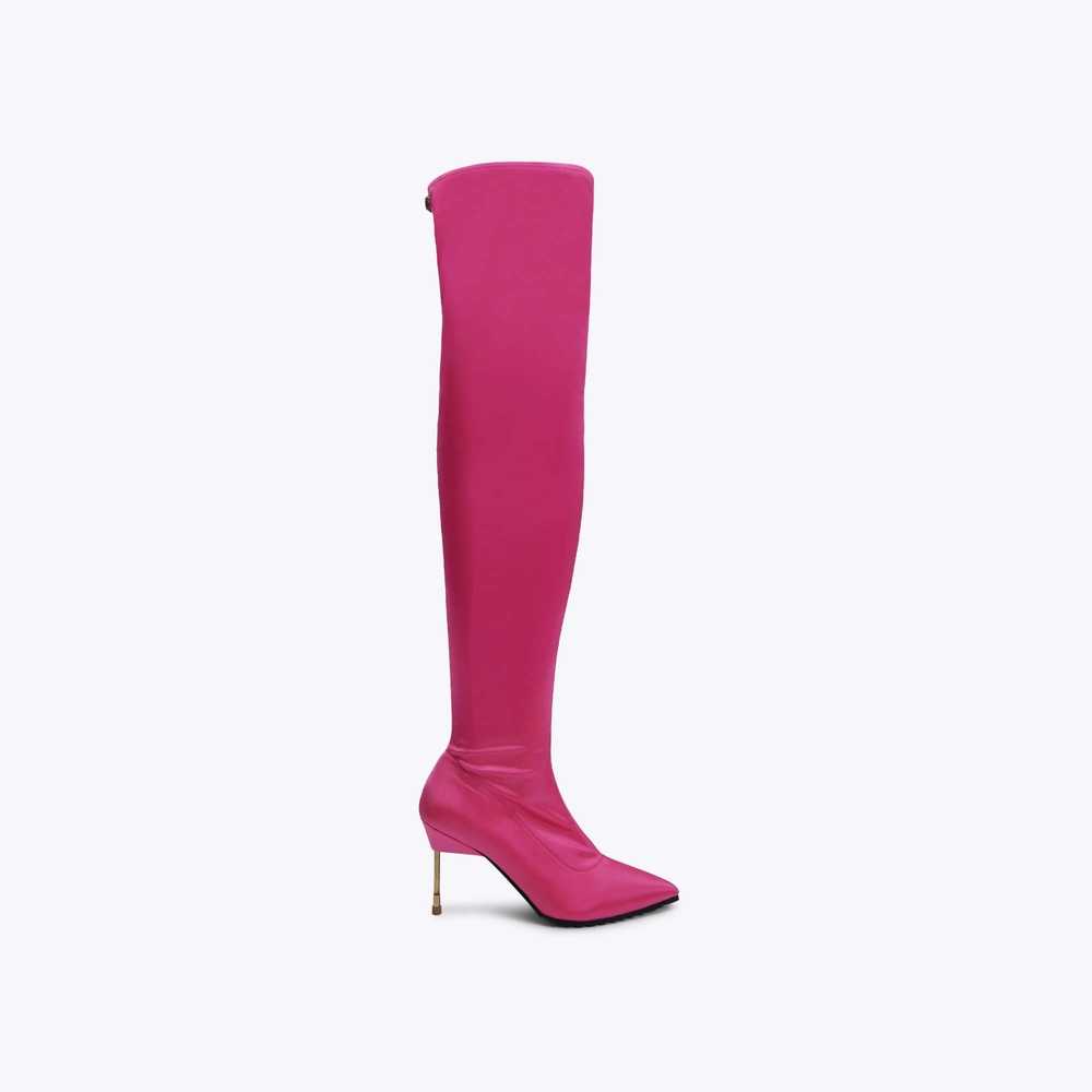 Fuchsia Kurt Geiger Barbican Women's Knee-high Boots | UAE-39562109