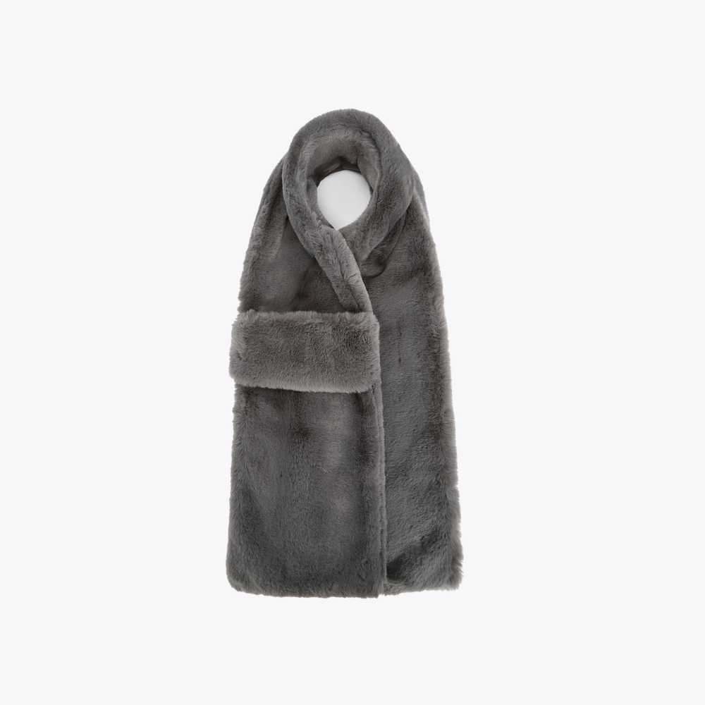 Grey Kurt Geiger Poppy Women's Scarves | UAE-96324879