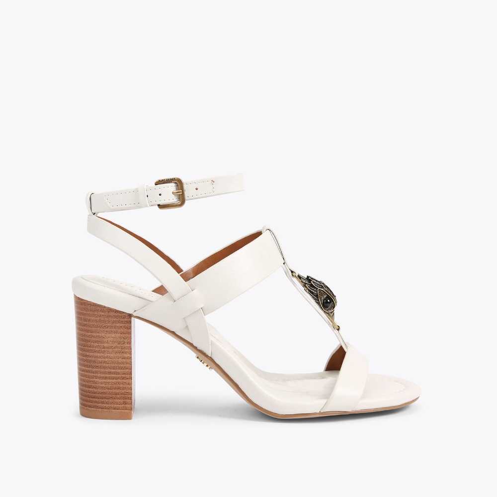 Multicolor Kurt Geiger Hampton T-bar Block Women's Heels | UAE-94152379