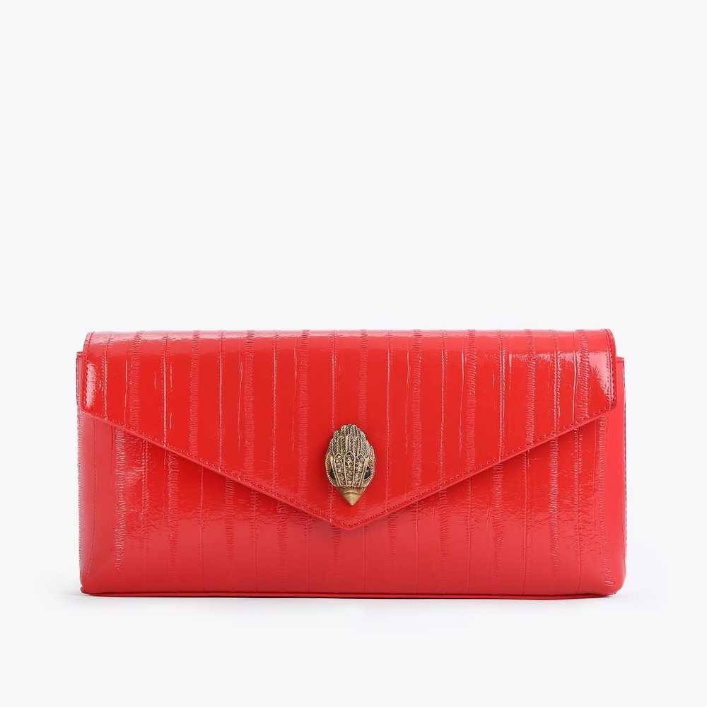 Red Kurt Geiger Shoreditch Envelope Women's Purses | UAE-35296089