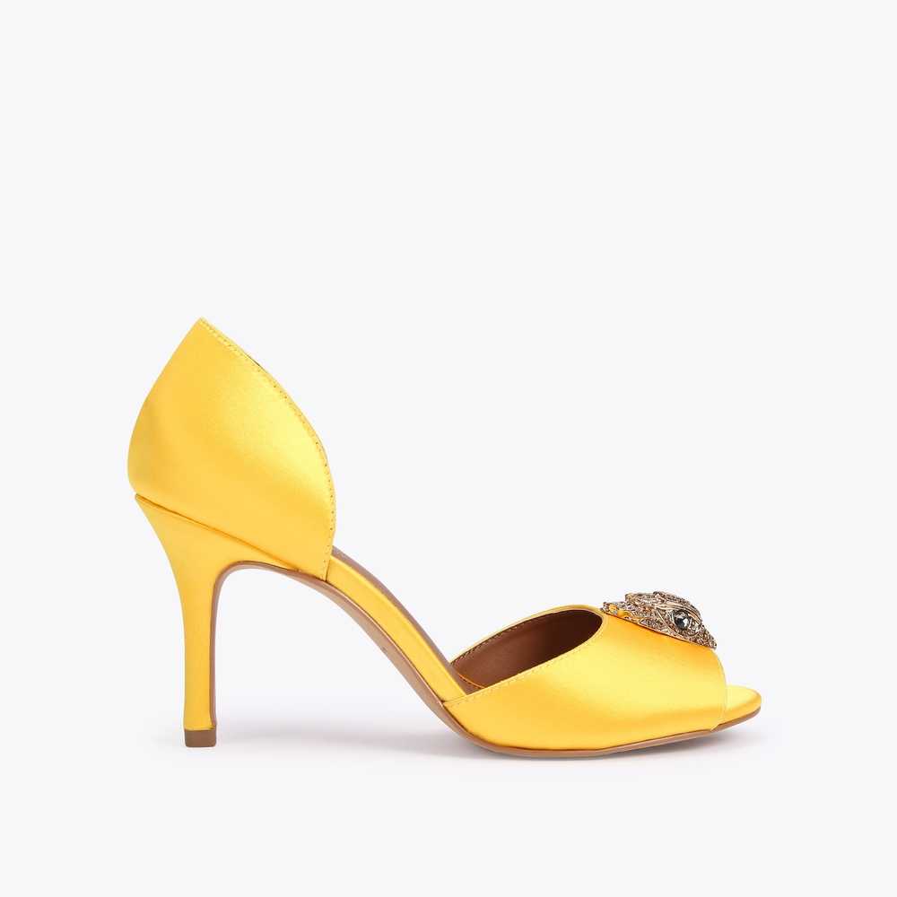 Yellow Kurt Geiger Kensington Women's Heels | UAE-27041989